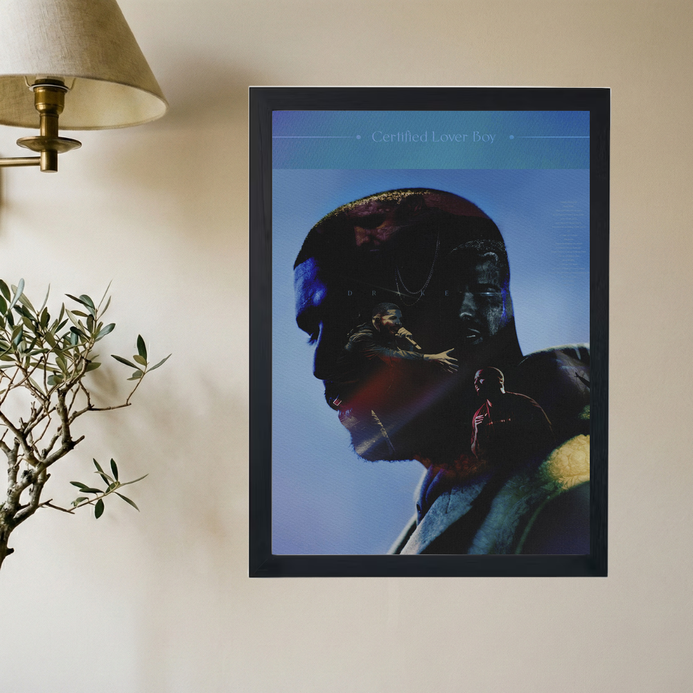 Drake 'Mind Reflections' Poster - Mockup 2