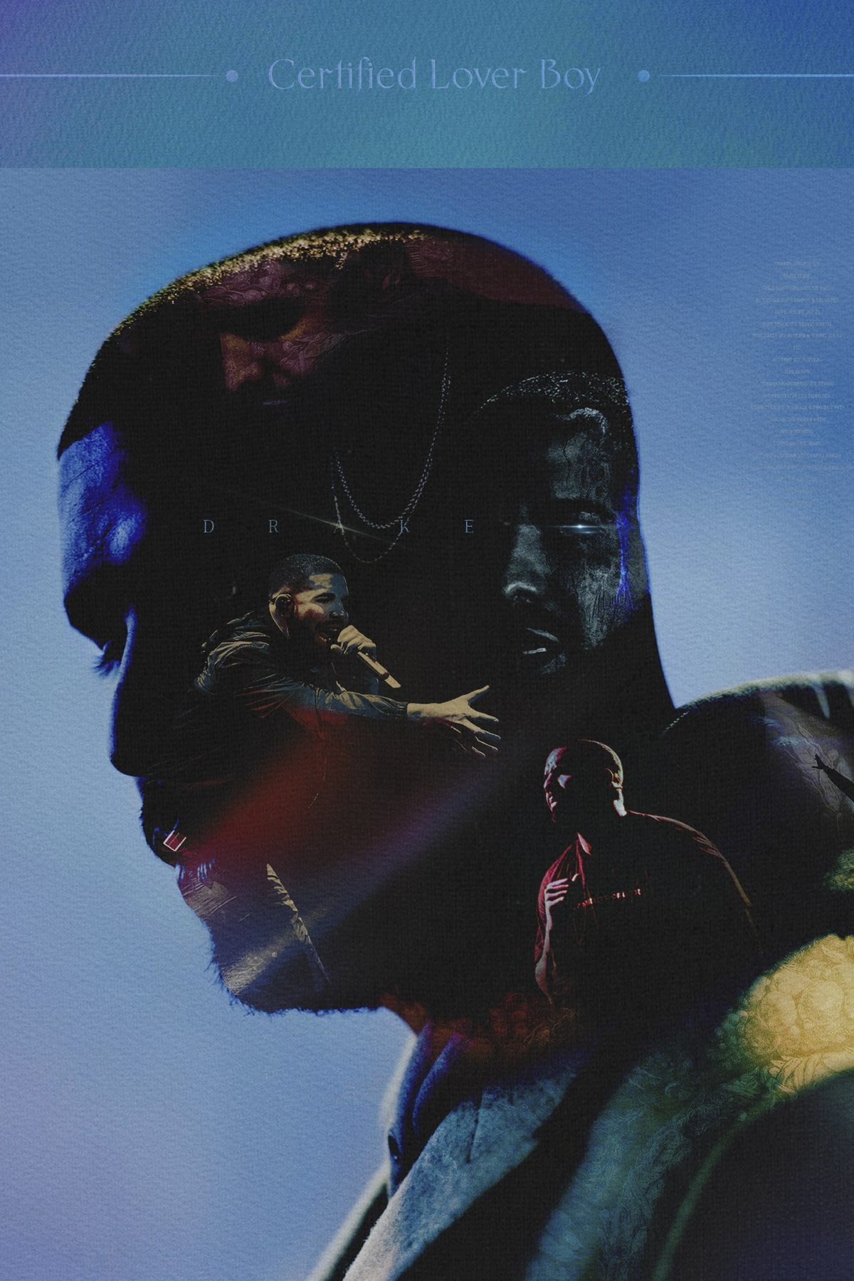 Drake 'Mind Reflections' Poster