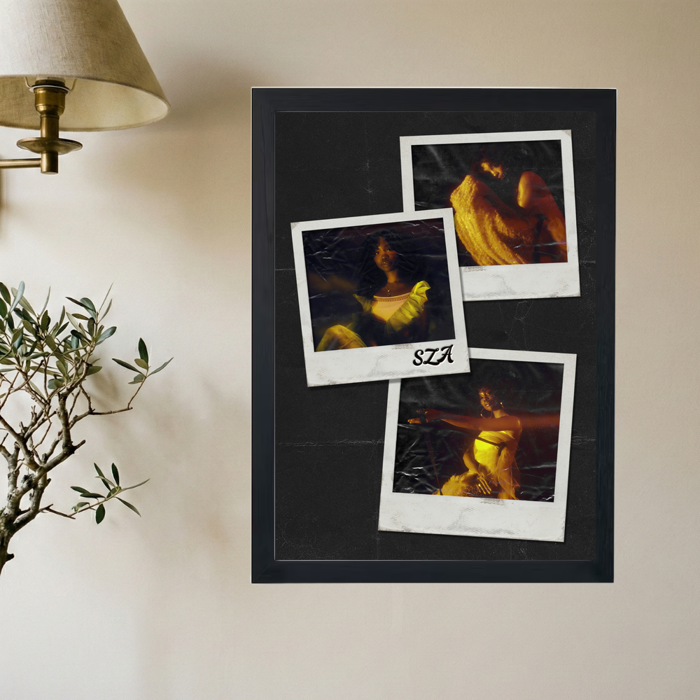 SZA 'Polaroid' Poster - Mockup 2