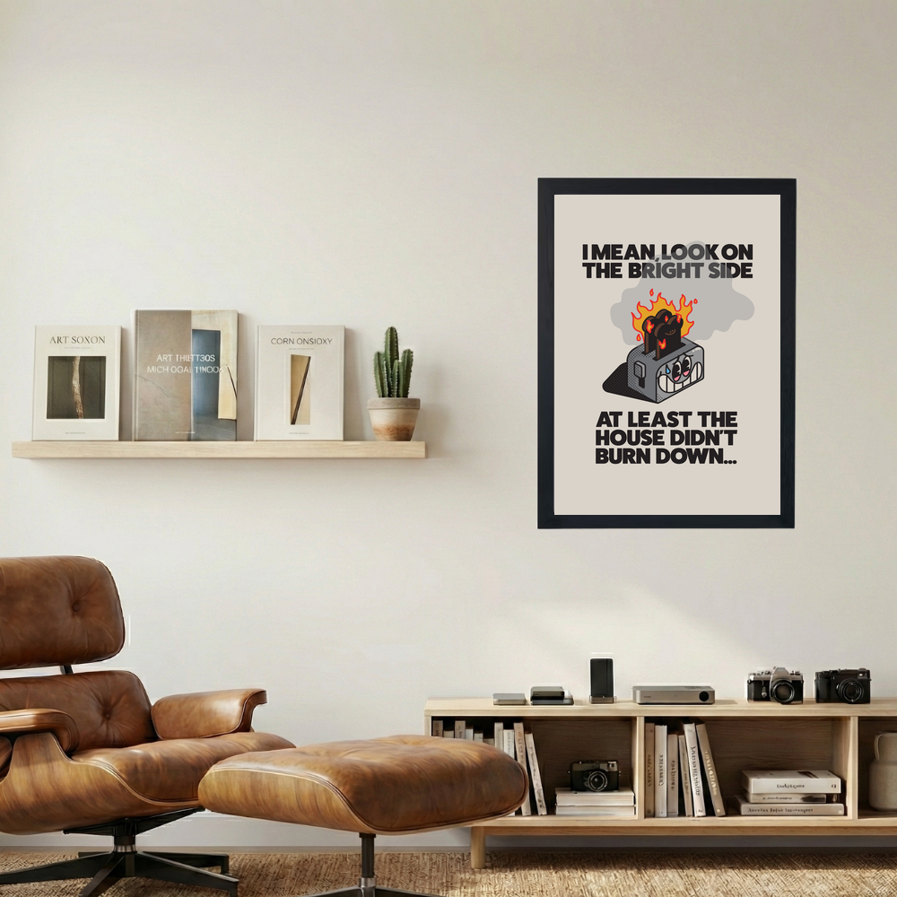 Burnt Toast Poster - Mockup 1