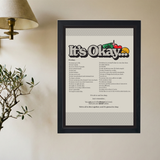 It's Okay' Poster - Mockup 2