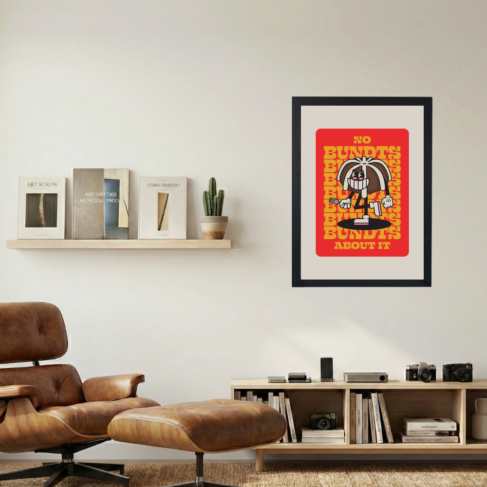 No Bundts About It' Poster - Mockup 1