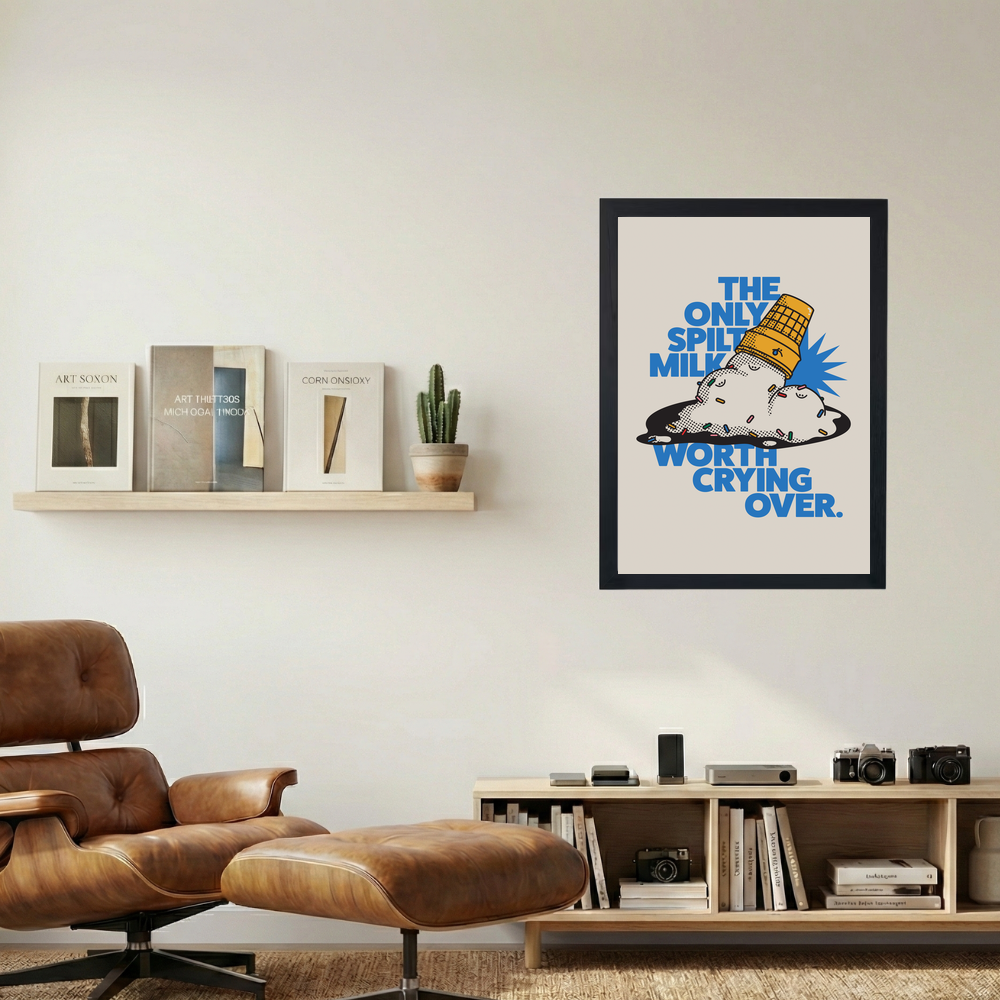 Spilt Milk' Poster - Mockup 1