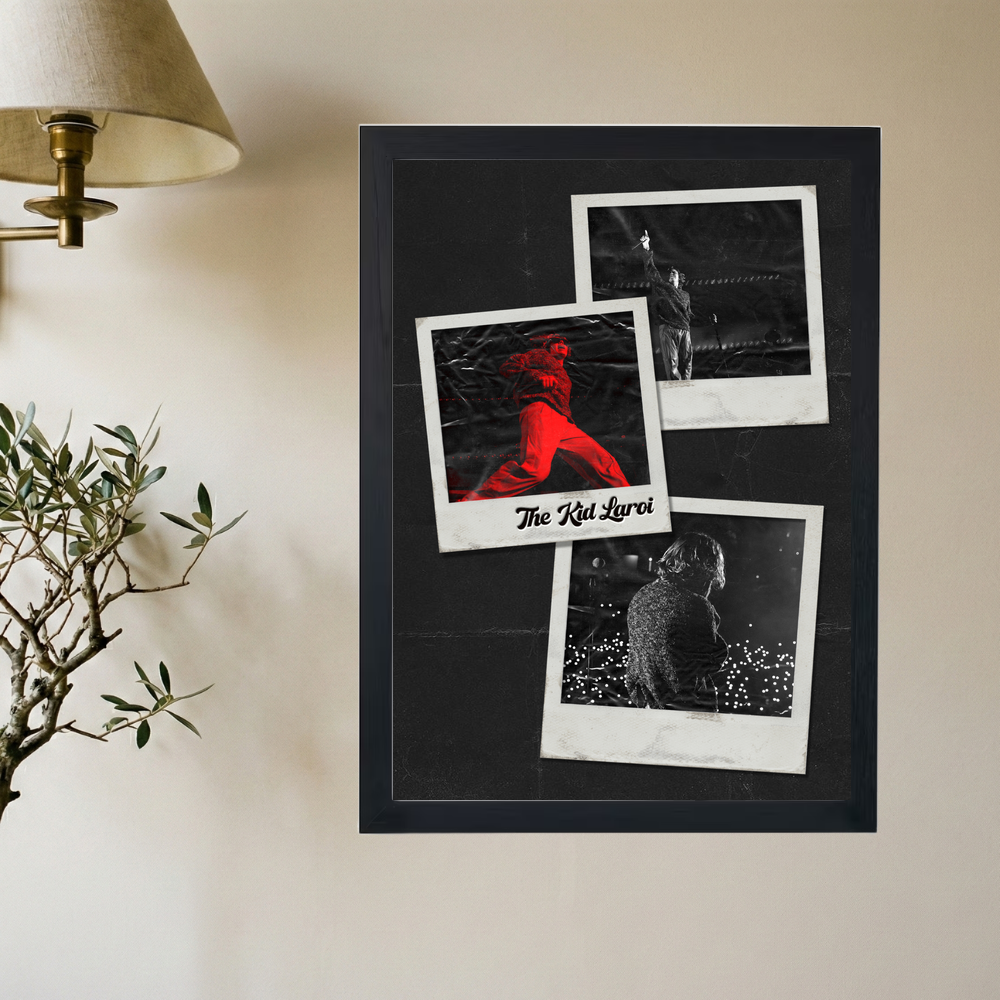 The Kid Laroi 'Polaroid' Poster - Mockup 2