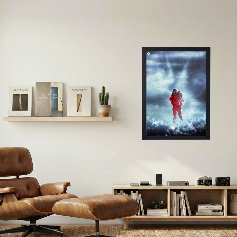 Kanye West '24' Poster - Mockup 1