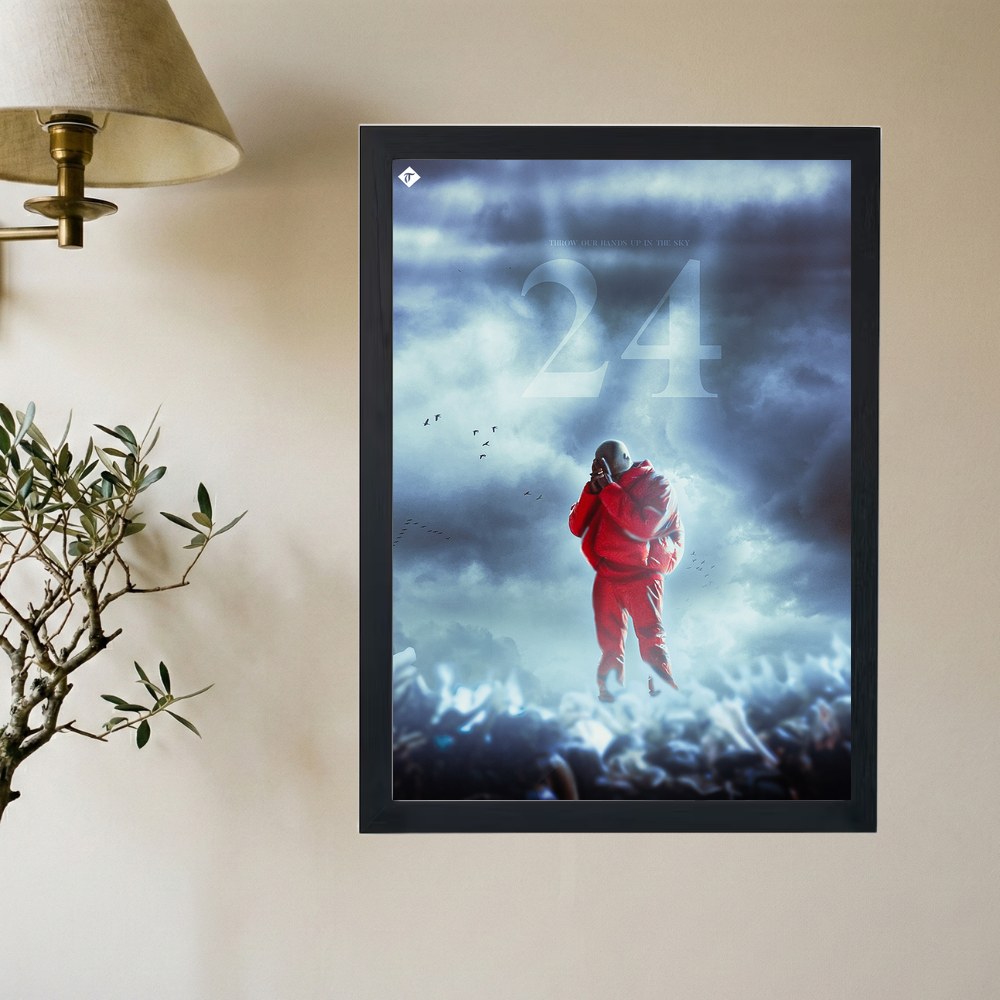 Kanye West '24' Poster - Mockup 2