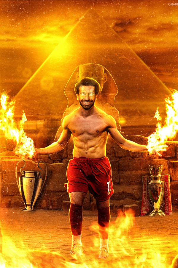 Mohamed Salah 'Center of Attention' Poster