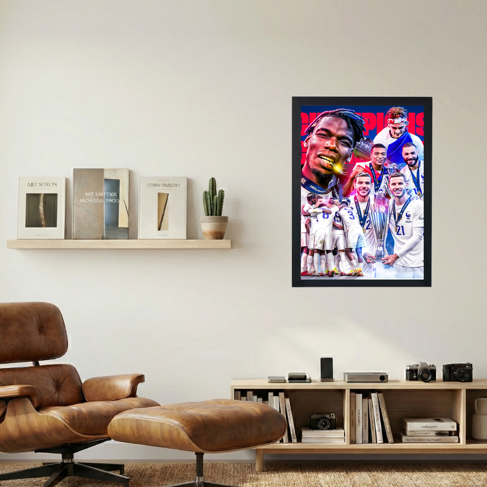 France Futbol 'Champions'  Poster - Mockup 1