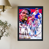 France Futbol 'Champions'  Poster - Mockup 2