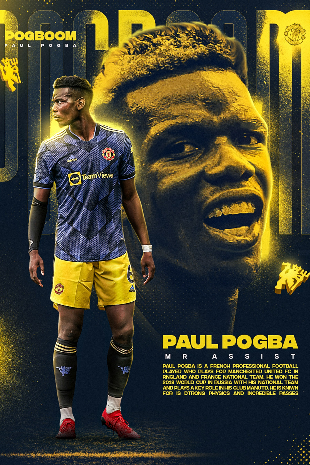 Paul Pogba 'Mr. Assist' Poster