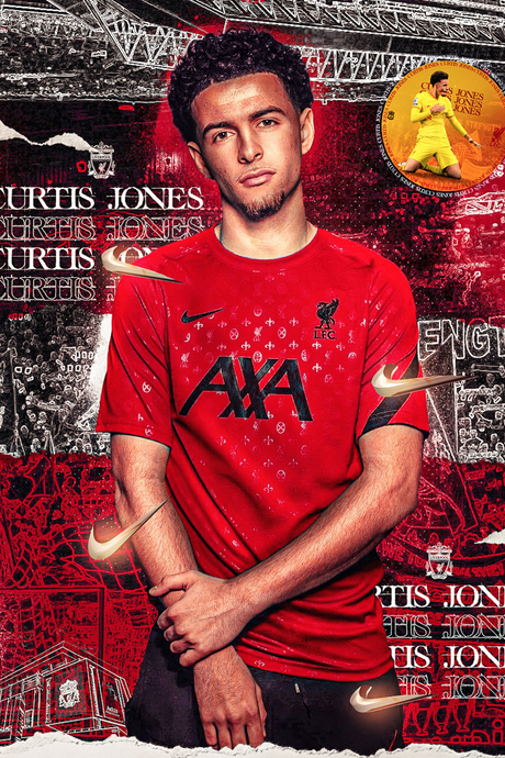 Curtis Jones 'LFC' Poster