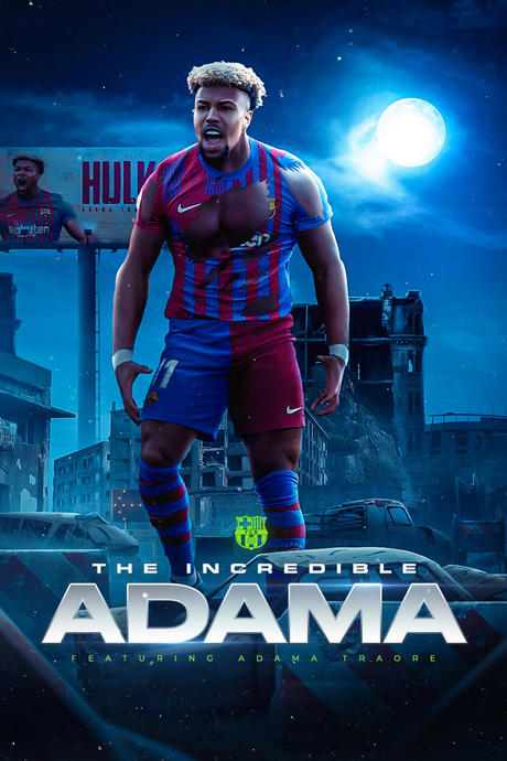 Adama Traore 'HULK' Poster