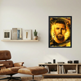 Lionel Messi 'GOAT' Poster - Mockup 1