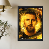 Lionel Messi 'GOAT' Poster - Mockup 2