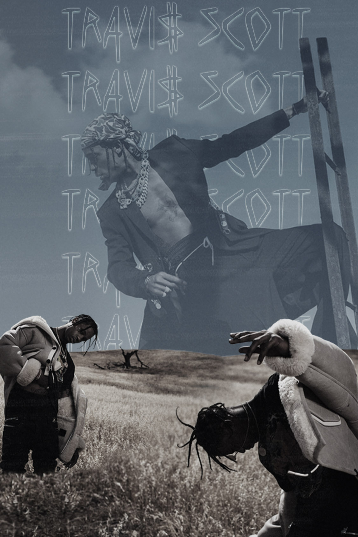 Travis Scott 'Dystopia' Poster