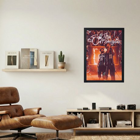 J Cole 'The Off-Season' Collage Poster - Mockup 1