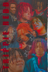 Trippie Redd '1400' Collage Poster