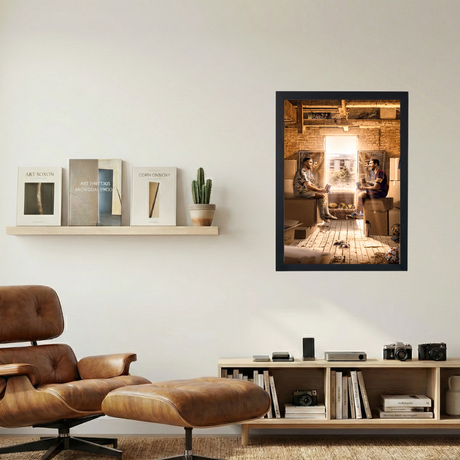 Cristiano Ronaldo x Messi 'Memories' Poster - Mockup 1