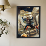 Neymar Jr. 'Skydive To Paris' Poster - Mockup 2