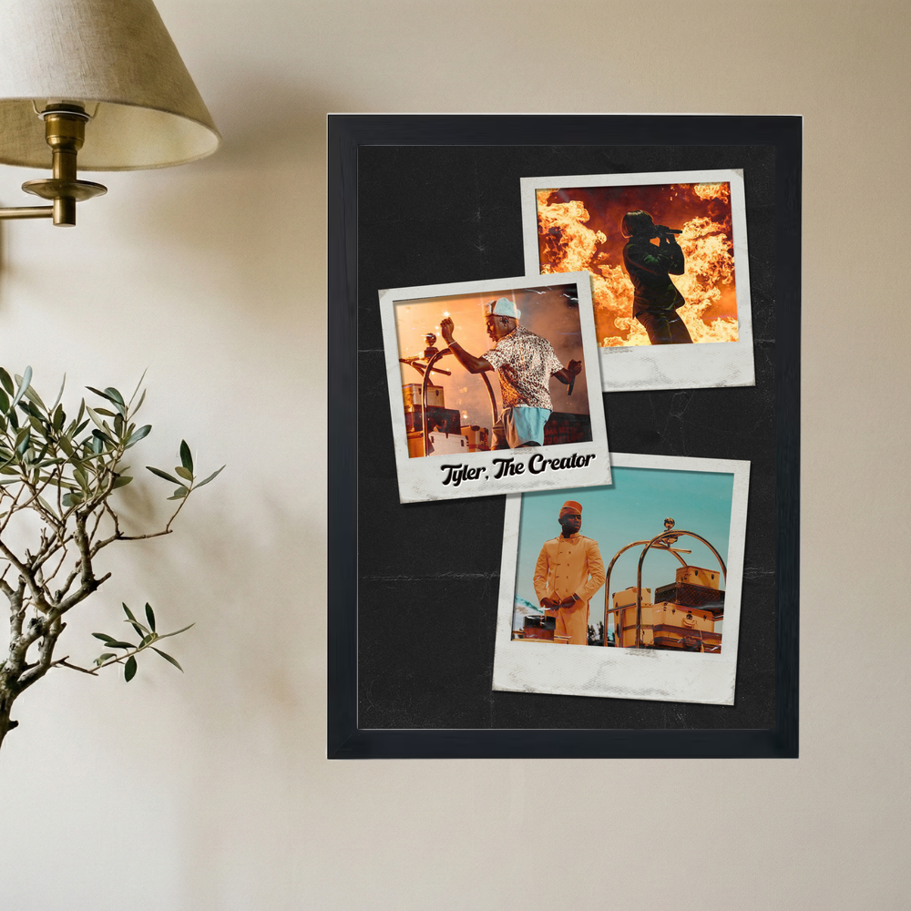 Tyler, The Creator 'Polaroid' Poster - Mockup 2