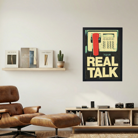 Real Talk' Poster - Mockup 1