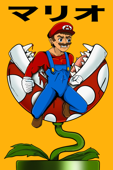 Anime Mario Poster