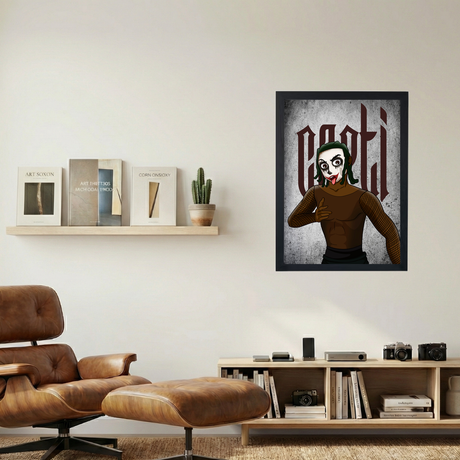 Playboi Carti 'Joker' Anime Poster V2 - Mockup 1