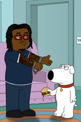 Gunna x Family Guy Cartoon Poster