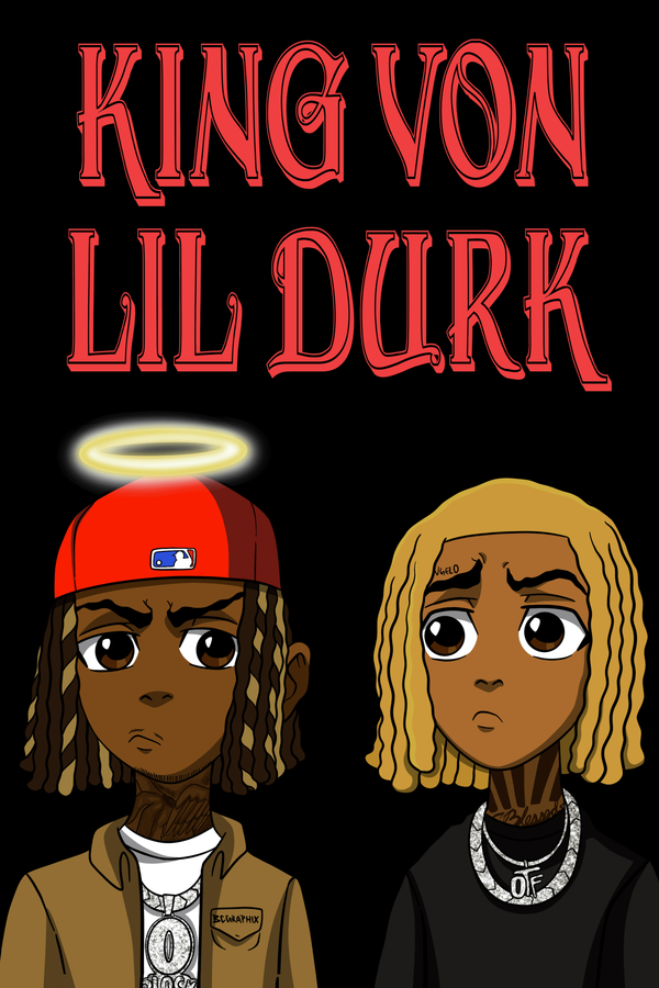 Lil Durk x King Von x Boondocks Poster