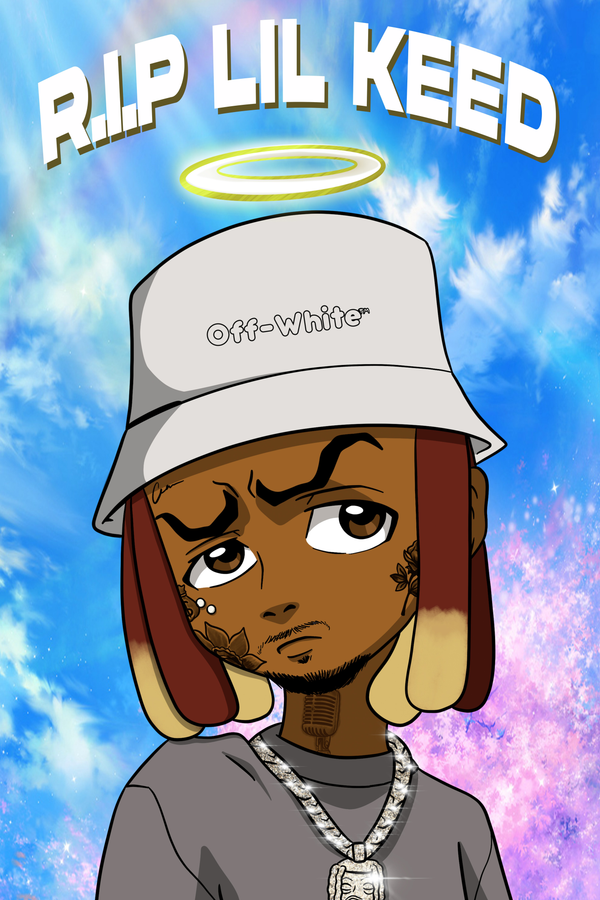 Lil Keed x Boondocks 'RIP' Poster