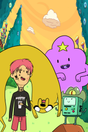 Lil Peep x Adventure Time Cartoon Poster