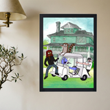 Playboi Carti x Yeat x Regular Show Poster - Mockup 2