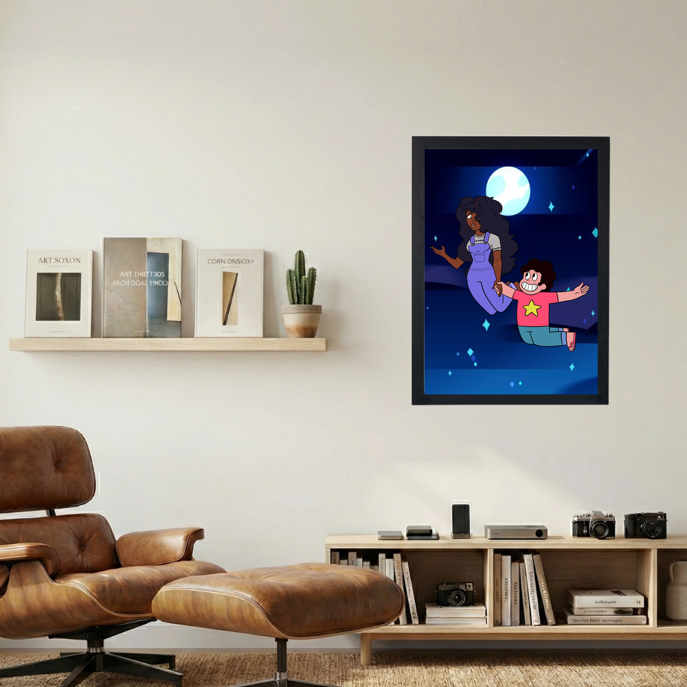 SZA x Steven Universe Cartoon Poster - Mockup 1