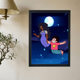 SZA x Steven Universe Cartoon Poster - Mockup 2