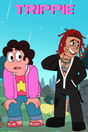 Trippie Redd x Steven Universe Cartoon Poster