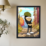 Yeat x Gravity Falls Cartoon Poster - Mockup 2