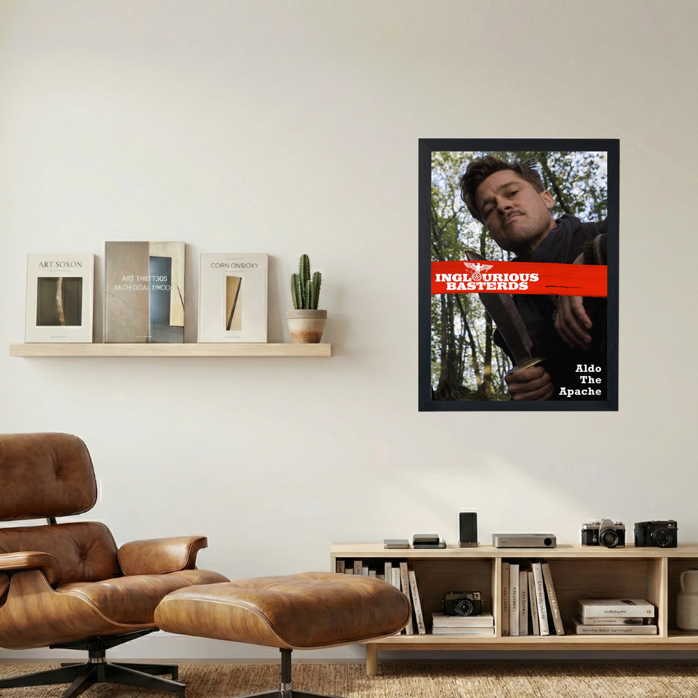 Inglourious Basterds 'Aldo The Apache' Poster - Mockup 1