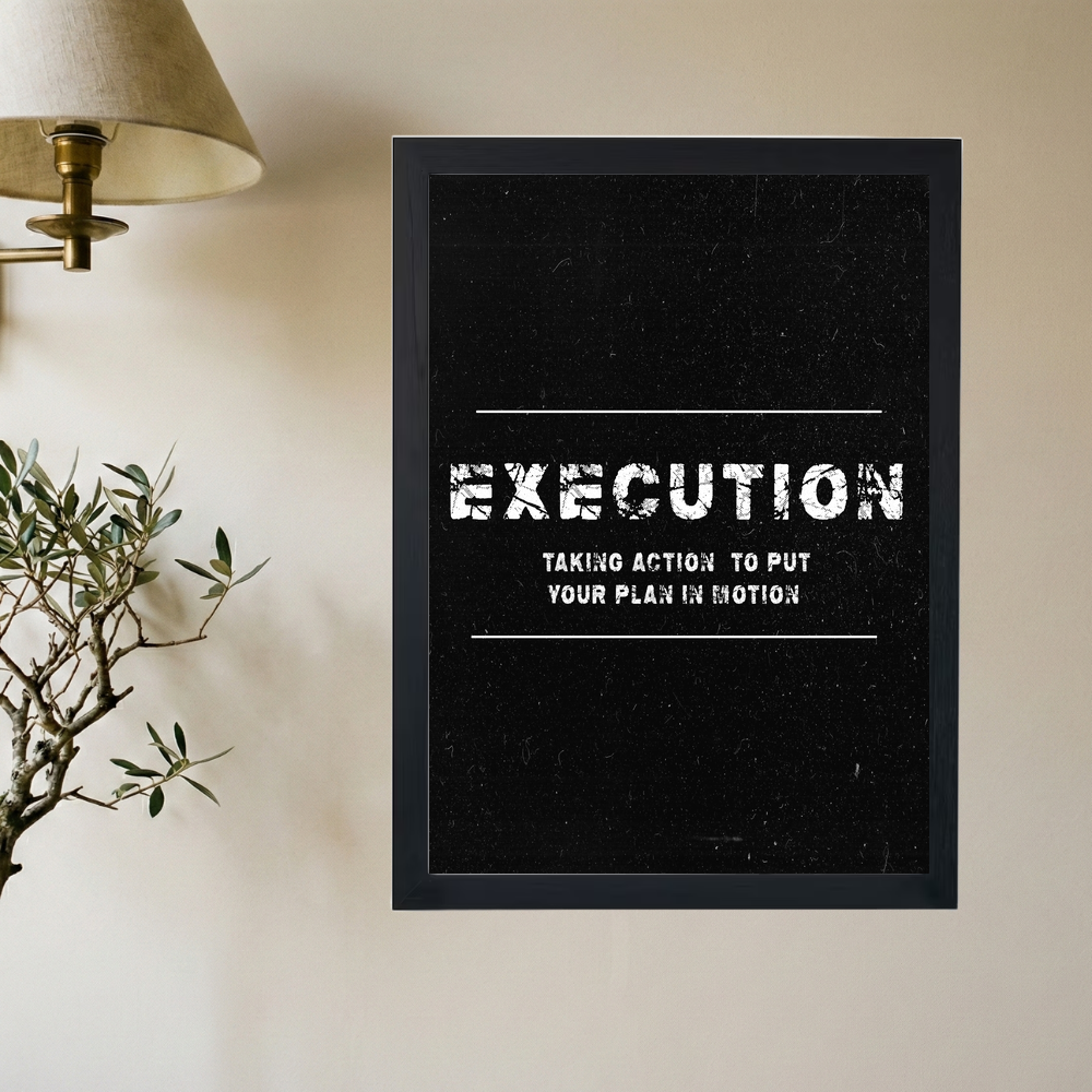 Execution' Poster - Mockup 2