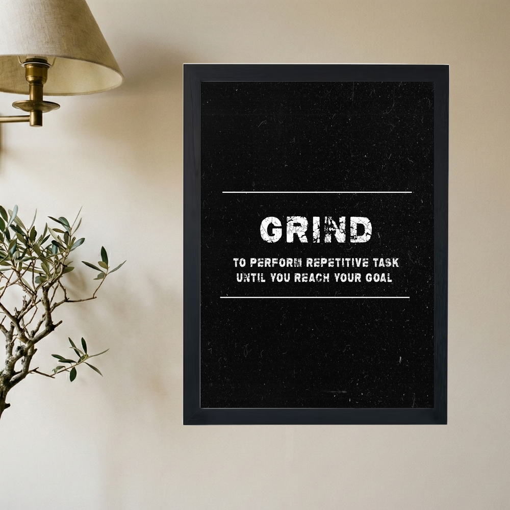 Grind' Poster - Mockup 2