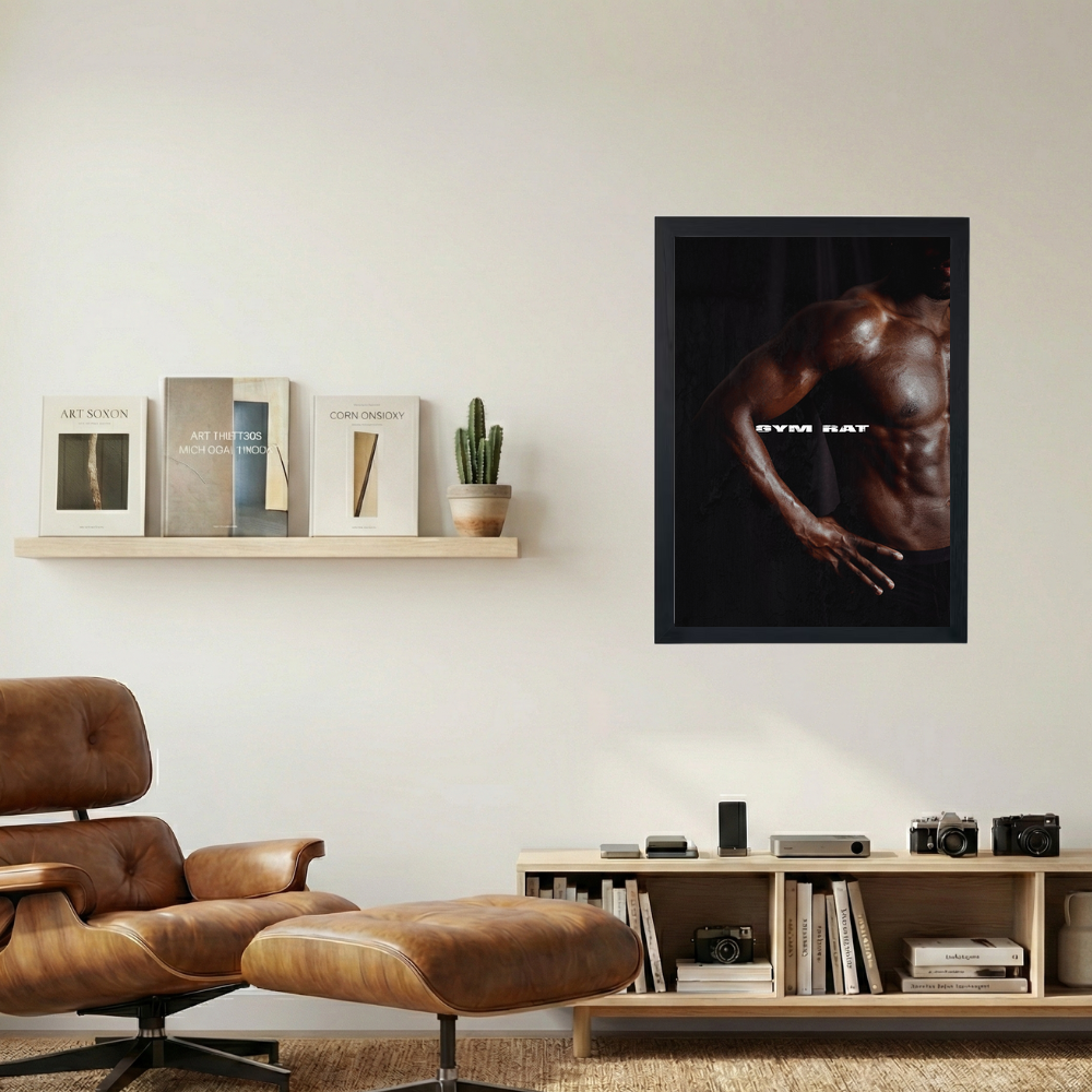 Gym Rat' Poster - Mockup 1