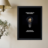 Ideas Require Execution' Poster - Mockup 2