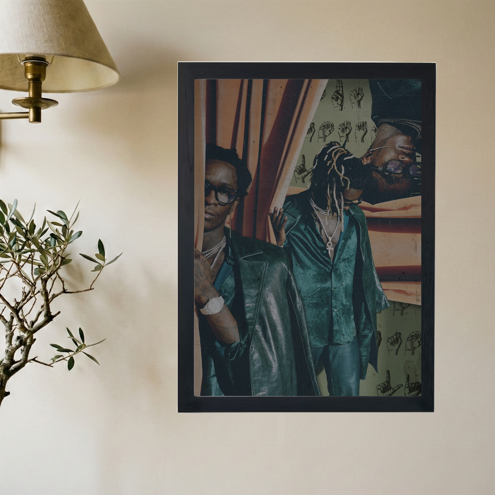 Young Thug 'Slime Language' Poster - Mockup 2