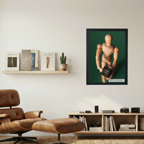 Pause, Never Stop' Poster - Mockup 1