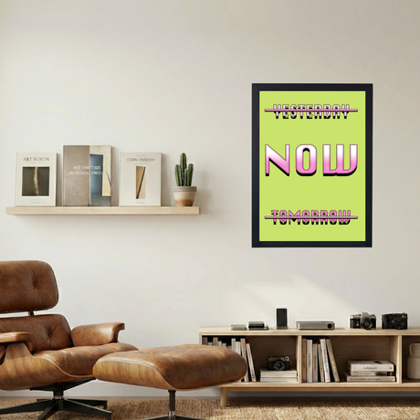 BE PRESENT' Poster - Mockup 1