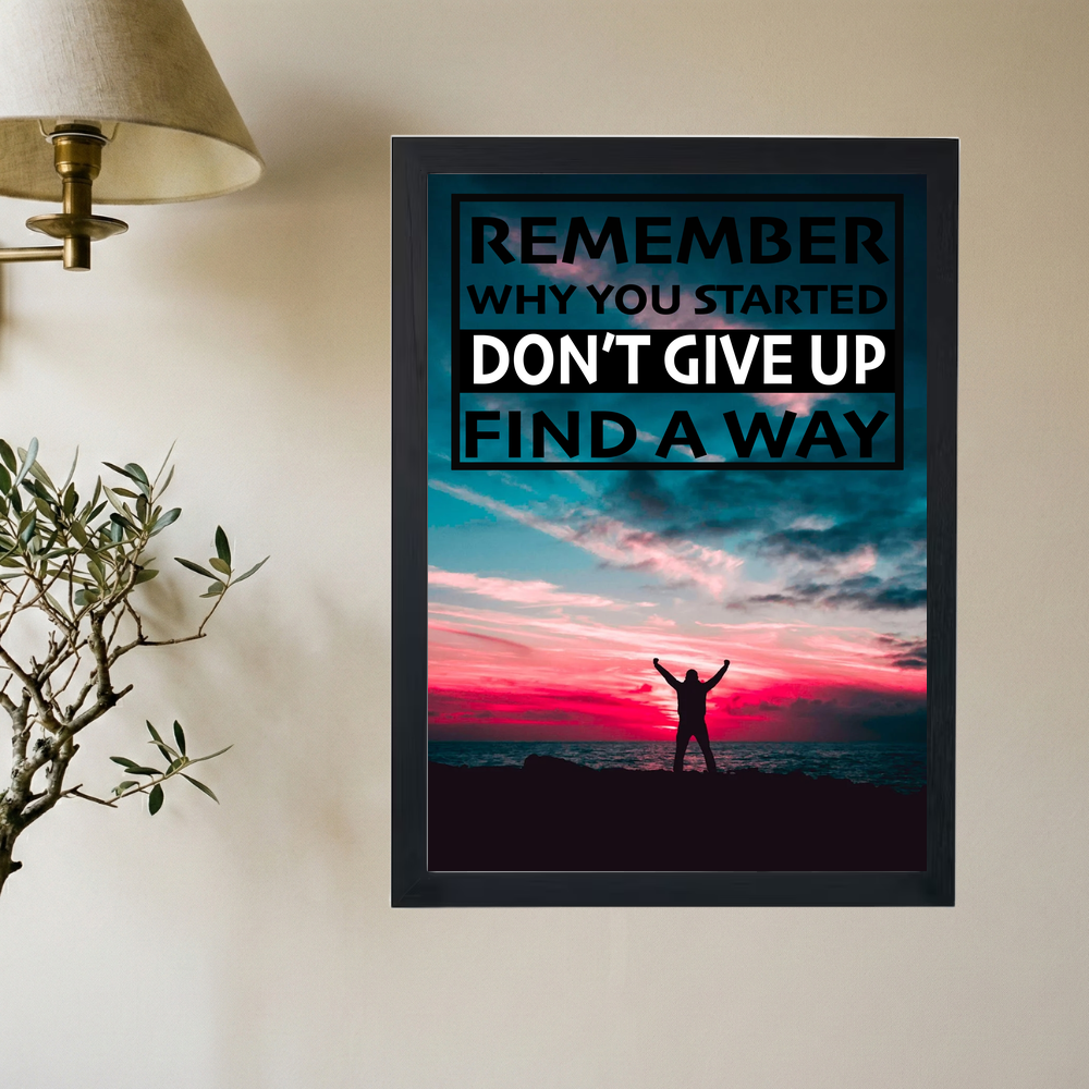 Find A Way' Poster V2 - Mockup 2