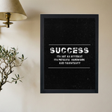 Success Is No Accident' Poster - Mockup 2