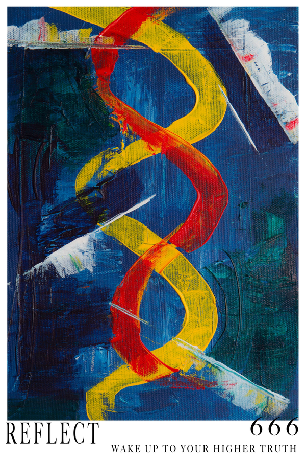 Angel Number 666 'Reflect' Poster