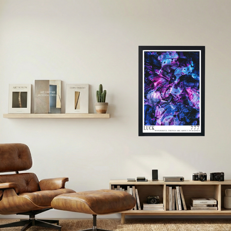 Angel Number 777 'Luck' Poster - Mockup 1