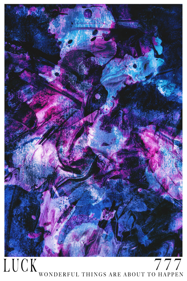 Angel Number 777 'Luck' Poster