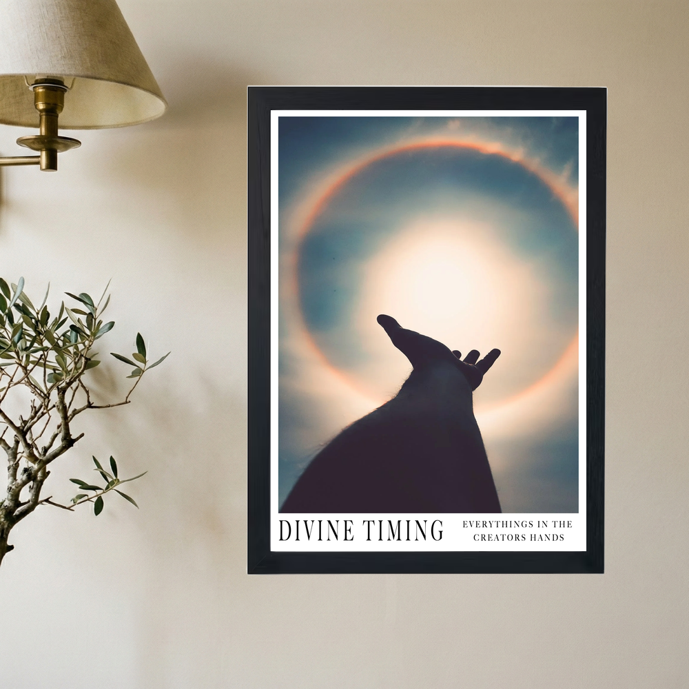 Divine Timing' Poster - Mockup 2